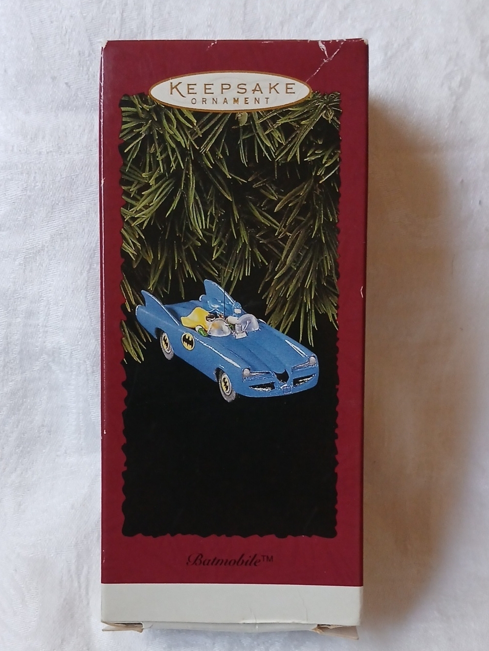 Hallmark Keepsake Ornament Batman & Robin Batmobile 1995 Christmas DC Comics
